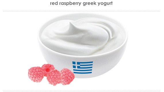 red raspberry greek yogurt