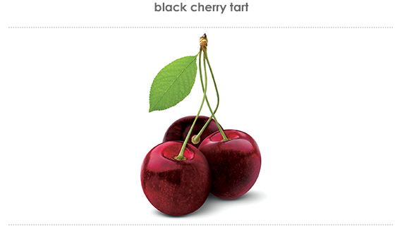 black cherry tart