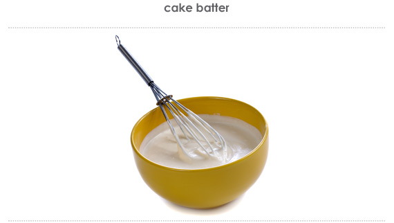 cake batter 