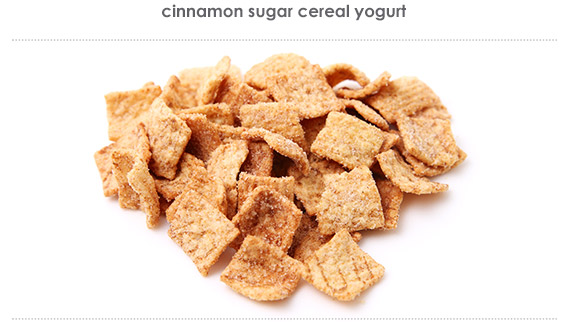 cinnamon sugar cereal yogurt