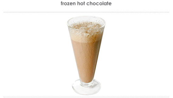frozen hot chocolate