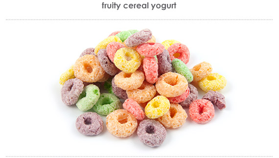 fruity cereal yogurt