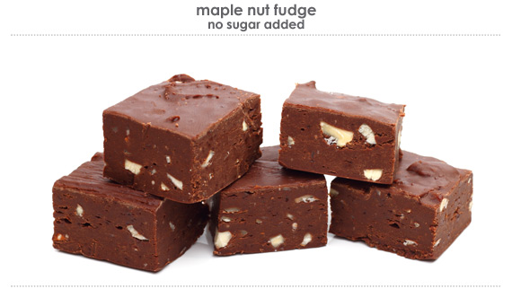 maple nut fudge