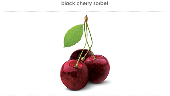 black cherry sorbet