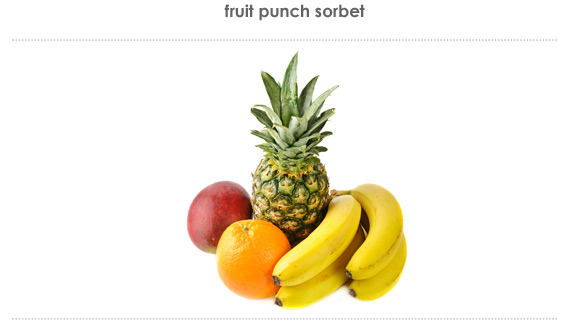 fruit punch sorbet