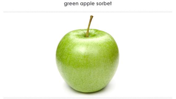 green apple sorbet
