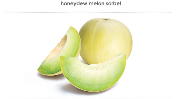 honeydew melon sorbet