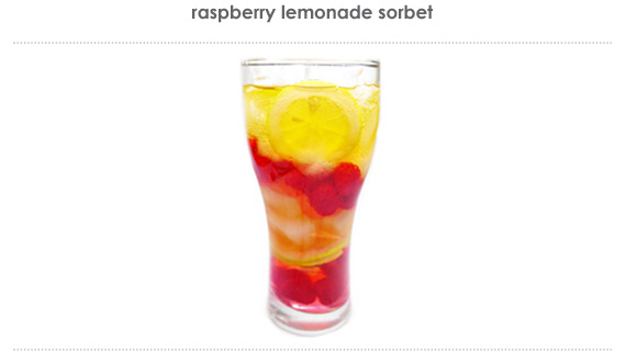 raspberry lemonade sorbet