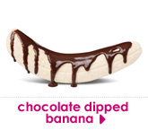 chocolate dipped banana