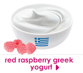 red raspberry greek yogurt