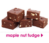 maple nut fudge