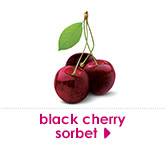 black cherry sorbet