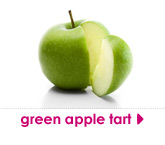green apple tart