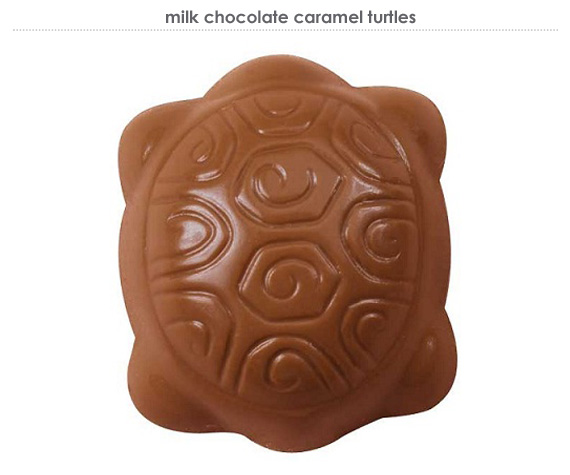milk chocolate caramel turtles 