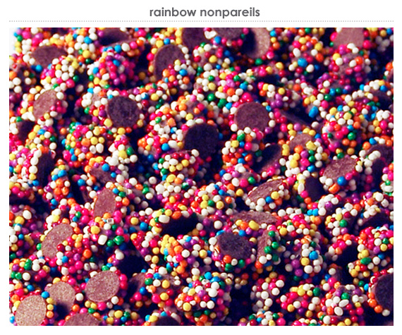 rainbow nonpareils 