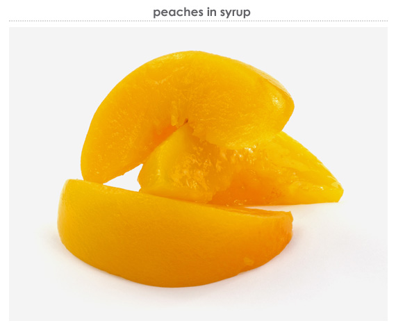 peaches in syrup 